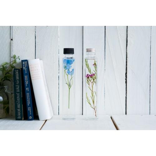 Glass Bottle Glass Bottles, Clear Bottles, Square Bottles, SSE-200A OF214ml, Suitable for Herbariums, Dressings, Sauces, and Oils - Set of 10 - (L