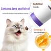 Hairball & Nutrient Paste for Cats and Dogs with Fish Oil & Cat Grass Tablets for Coat Health