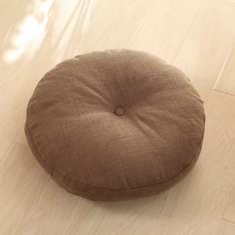 Round Floor Pillow for Adults, Meditation Floor Cushions Chenille Fabric Seat Pads Pillows Cushion for Living Room Balcony