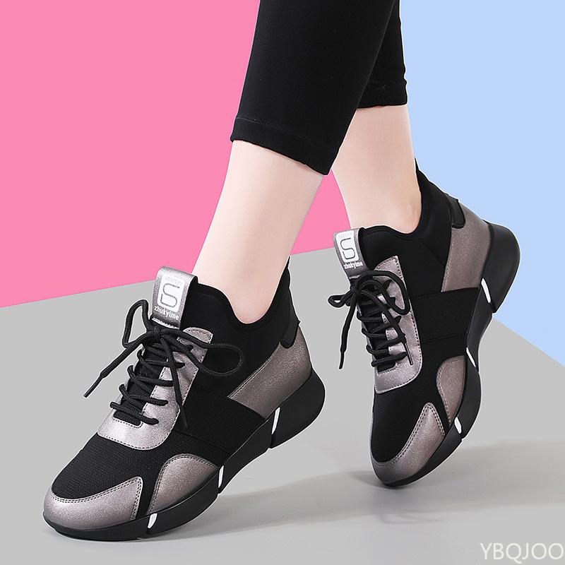 Fashion Spring new flat bottomed fashionable daily casual single shoes are comfortable simple breathable women's sports shoes