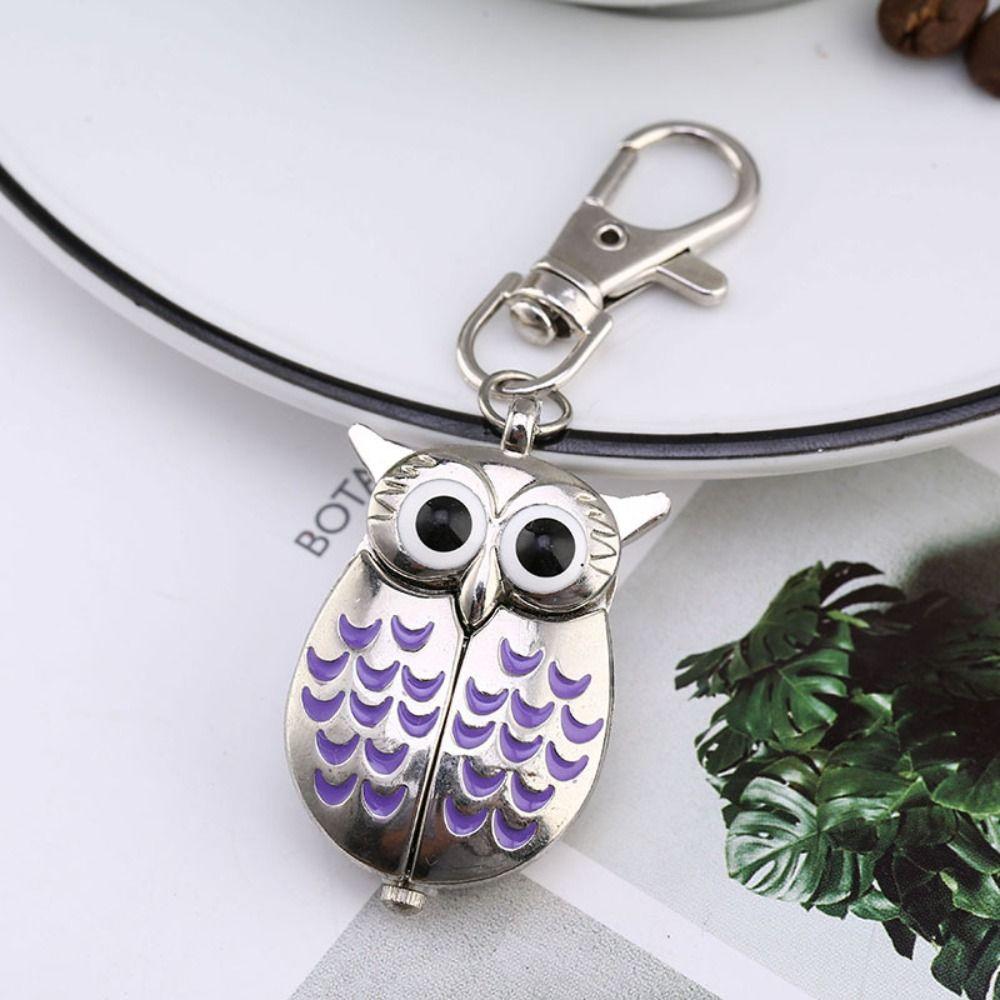 Small Necklace Hanging Watch Flip Style Children's Watches Keychain Pocket  Watch  Daily Wear