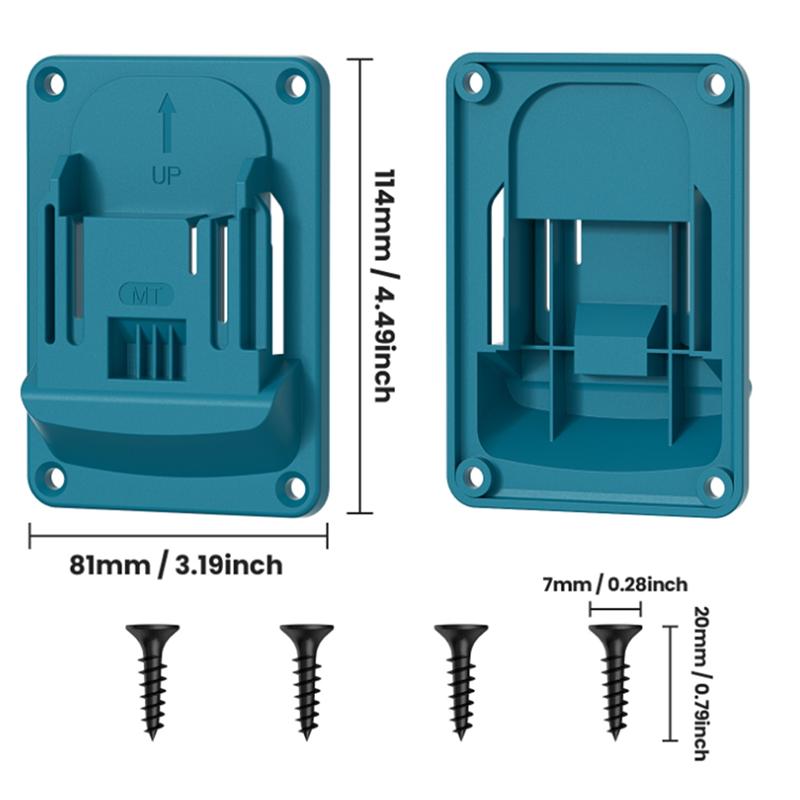 A84X-Installation Base Fixed Bracket Li- Battery Power Tool Accessoies Accessories Storage Display Rack Belt Buckle For Makit