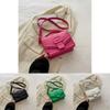Chic Minimalist Summer Crossbody Small Bag For Women In Black Green White And Rose Pink