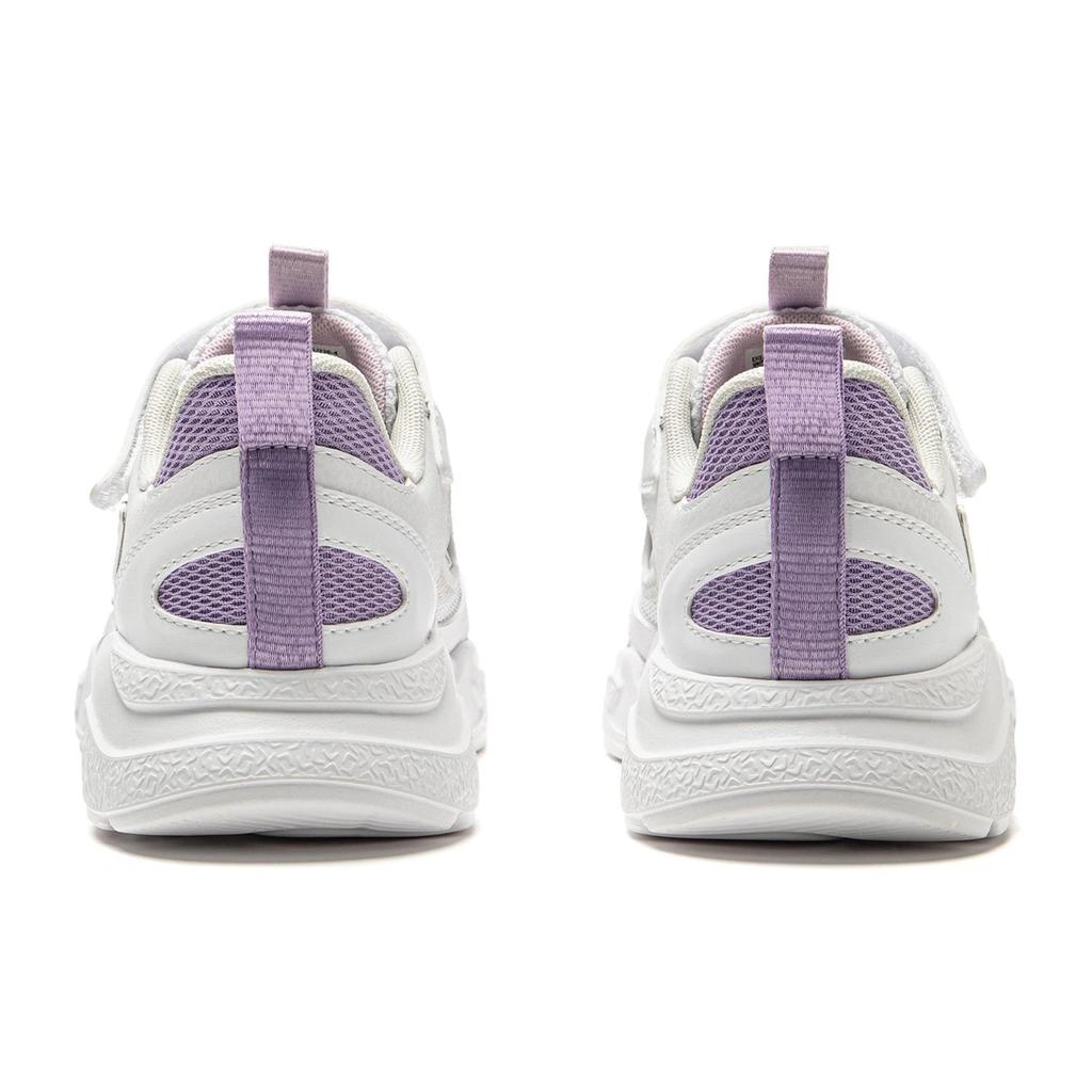 Li Ning Kids Comfortable Lightweight Cool Low-Top Casual Shoes Kids sneaker Moonlight-Purple Standard-White YKCU236-4