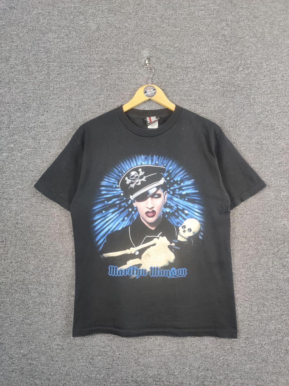 2000 Vintage Marilyn Manson Band Black Unisex Heavy Cotton Tshirt Reprint KH6807 XXXXL