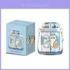 Sanrio Cinnamoroll Double Compartment Plastic Cup With Straws For Kids And Travel