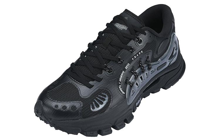 Li Ning Textile, Synthetic Leather Fashion Cushioning Slip Resistant Abrasion Resistant Low Top Sports Casual Shoes AZGS027-4