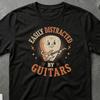 Easily Distracted By Guitars Gift for Guitar Player, Guitar Lover Gift, Guitarist Gift, Guitar Player Gift, Guitar Shirt, Guitarist Tee