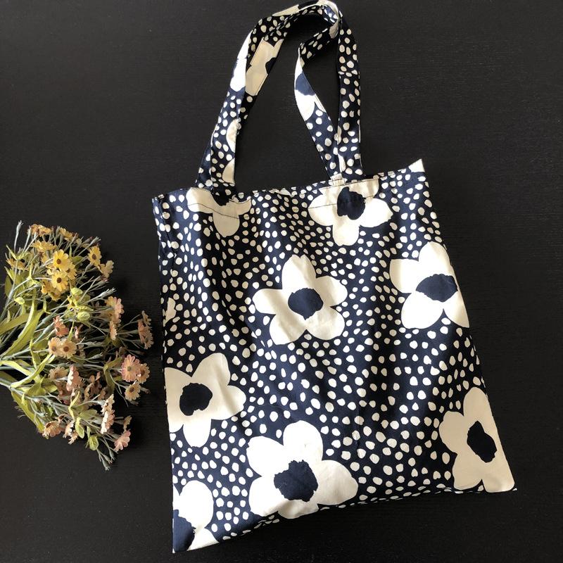 

New spring and summer foreign style flower bag ins niche Mori series light and versatile shoulder bag thin cloth bag women s bag