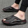 Fashion Comwarm Men Clogs Slippers Mens Flat Sandals Summer Holes Garden Shoes Outdoor Beach Sandals EVA Thick Sole Home Slides Fashion