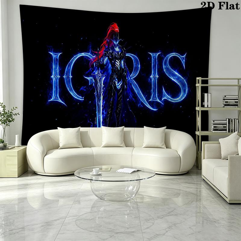 Igris Wall Tapestry Aesthetic Wall Hanging Printed Fabric Blanket Decorative Tapestries for Bedroom Living Room Home Decor