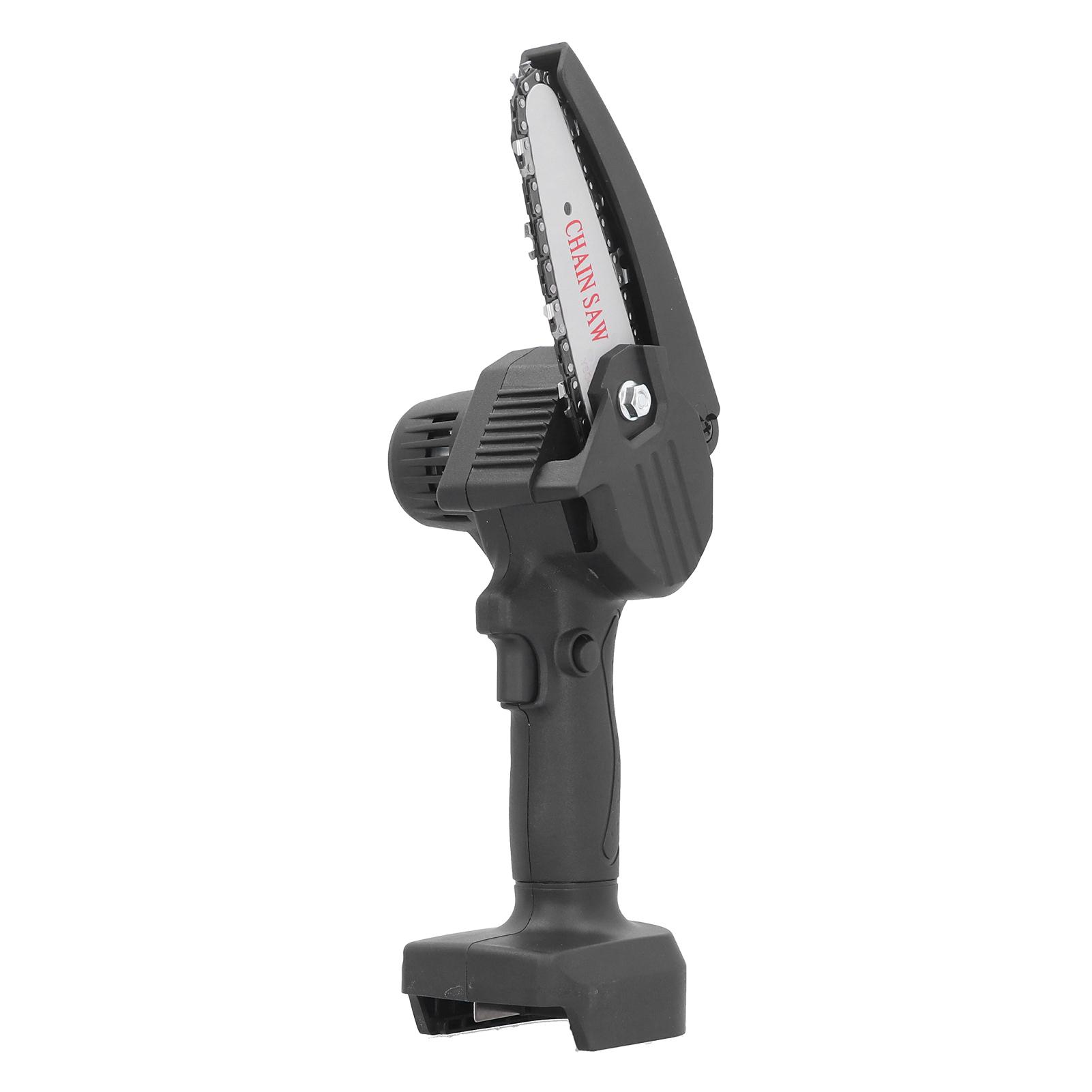 

Аккумуляторная электрическая цепная пила черного цвета, мини-аккумуляторные режущие инструменты для деревообработки (Приз американе )