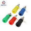 Terminal Blocks JS-910B 4mm Amplifier Terminal Connector Binding Post Banana Plug Jack Mount