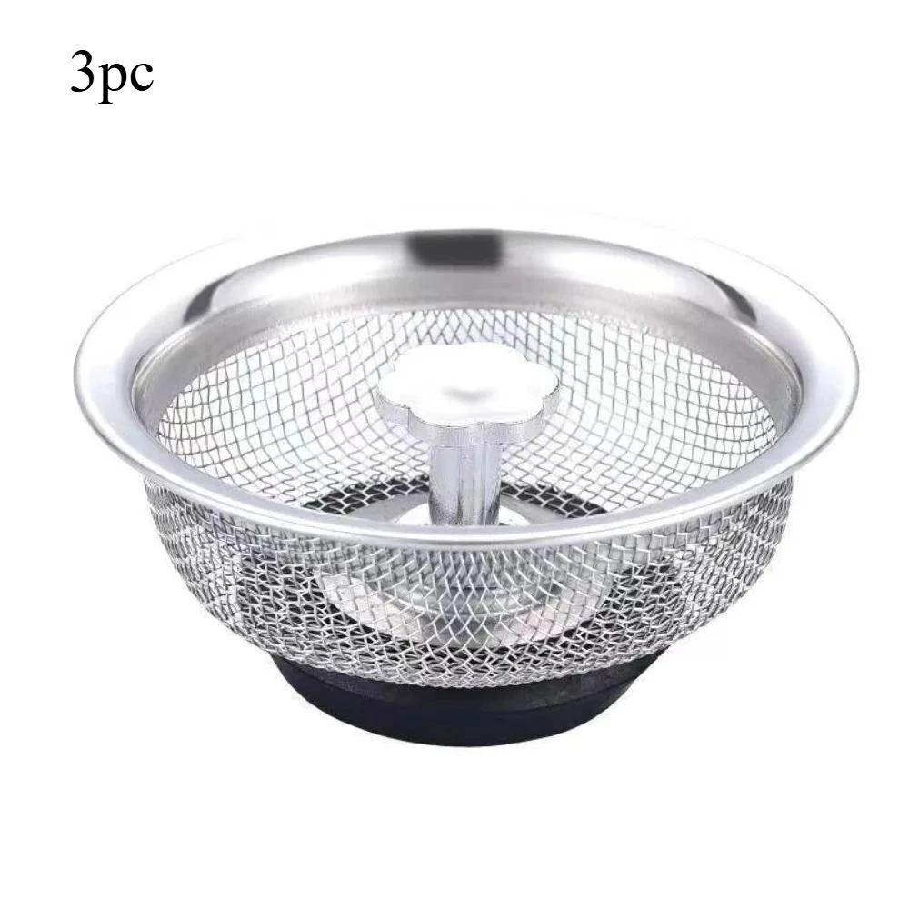 Edelstahl Küchenspüle Filter Mesh Waschbecken Kanalisation Siebe Badezimmer Bodenabläufe Catcher Abfallablauf Loch Filter Falle Bildschirm