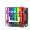 Washable Soft-Tip Acrylic Markers for Elementary Art - True Color & Stackable