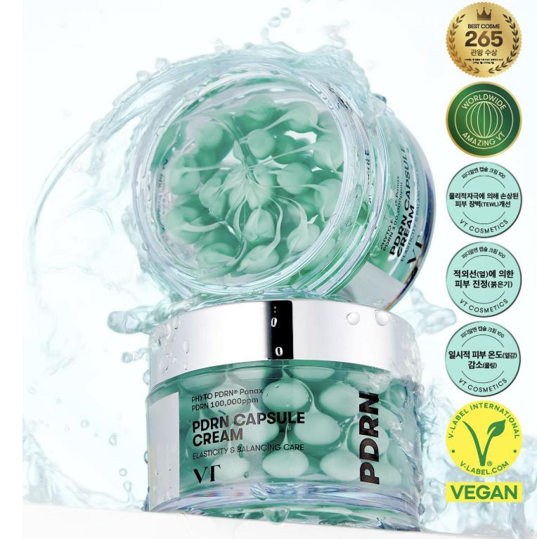 VT PDRN Capsule Cream 100 50ml Set (+PDRN Essence 15ml)