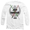 Star Wars Mens Jedi Master Dad Lightsaber Long-Sleeved T-Shirt