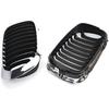 Front Bumper Kidney Grill Compatible with BMW 3 Series 1999-2002 E46 M3 323 I/is 325Ci 328 I/is/Ci 330Ci 2 Doors Grilles