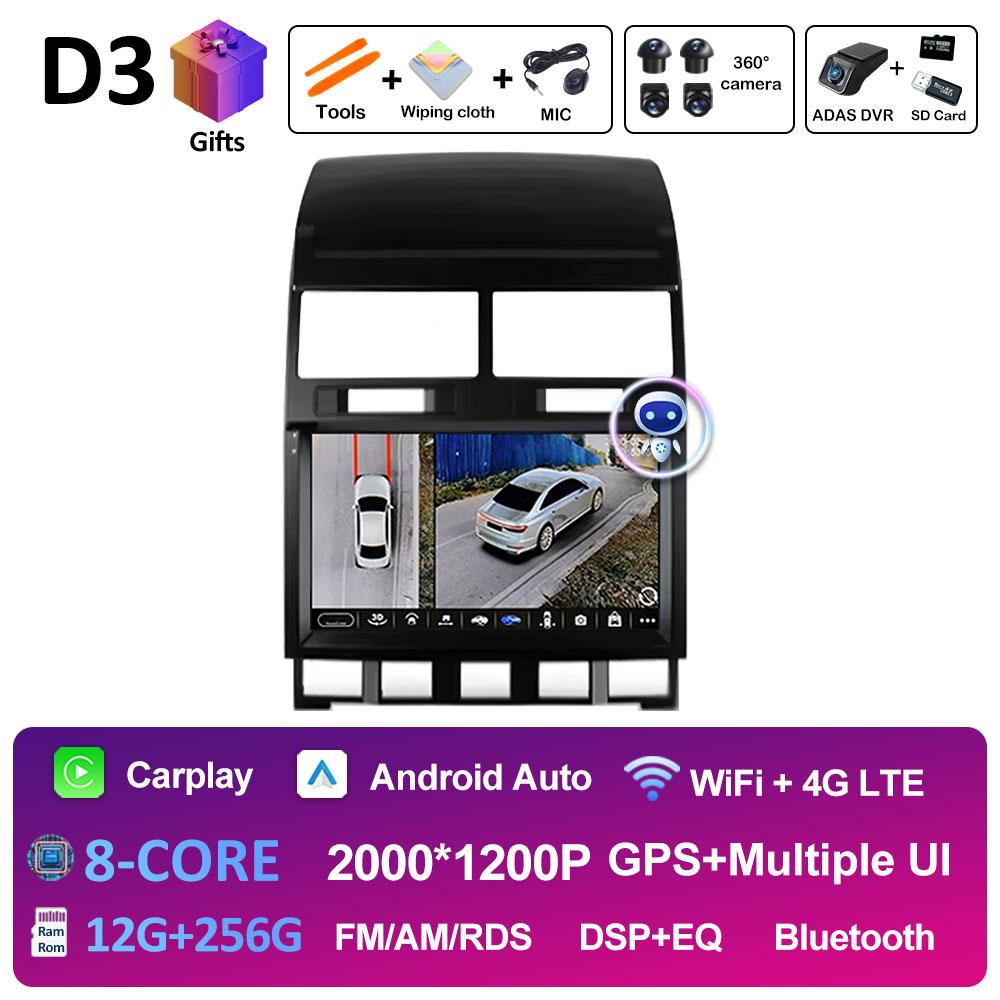 Wireless Carplay For Volkswagen Touareg GP 2002 2003 2004 2005 2006 2007 - 2010 Android Intelligent System Bluetooth Accessories