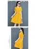 2024 Women's Summer Slimming Dress - Stylish, Belly-Concealing with Skirt Collar