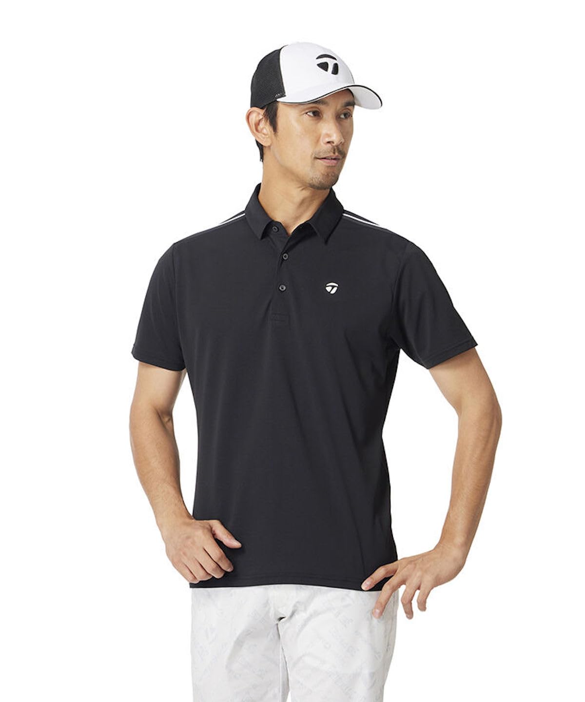 

TaylorMade TM Basic S/S Polo Shirt, Black, Size L, Men s, 2025SS UN634