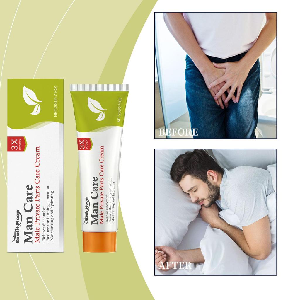 Milde feuchtigkeitsspendende Körperpflegecreme für Herren, Leichte, schnell einziehende Formel für die tägliche Hautpflege & Massage