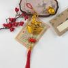 2027 Chinese New Year Goat Hanging Ornament Red Tassel Cute Lucky Decor For Spring Festival Family Gifts