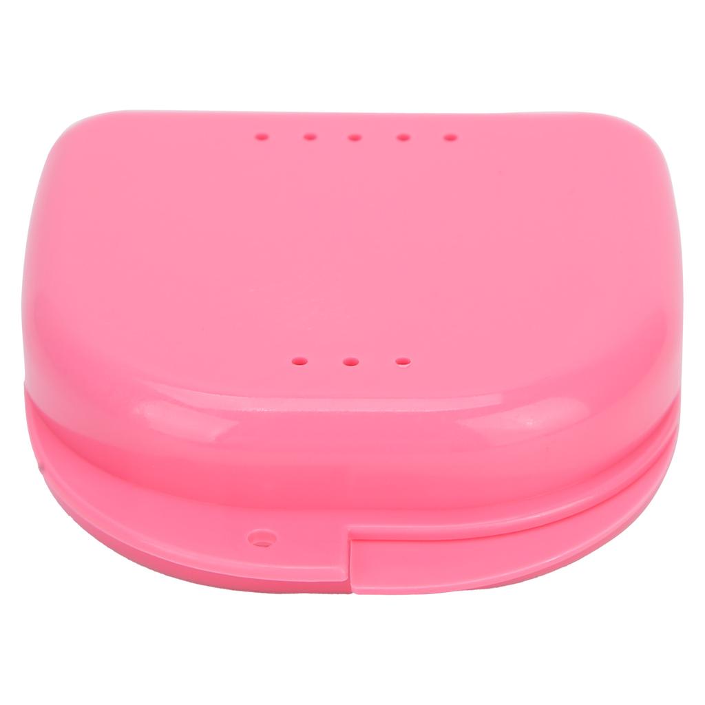 Plastic Dental Retainer Box Orthodontic Dental Retainer Portable Storage Box with Vent Holes