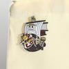 Cartoon One Piece Pirate Ship Brooch Anime Metal Enamel Pins Clothing Bag Lapel Badge Jewelry Gift for Fans Friends Accessories