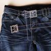 Faux Pearl Adjustable Pin Buckle Belt Dazzling Transparent Waistband Waist Corset for Women Students Slimming Belt