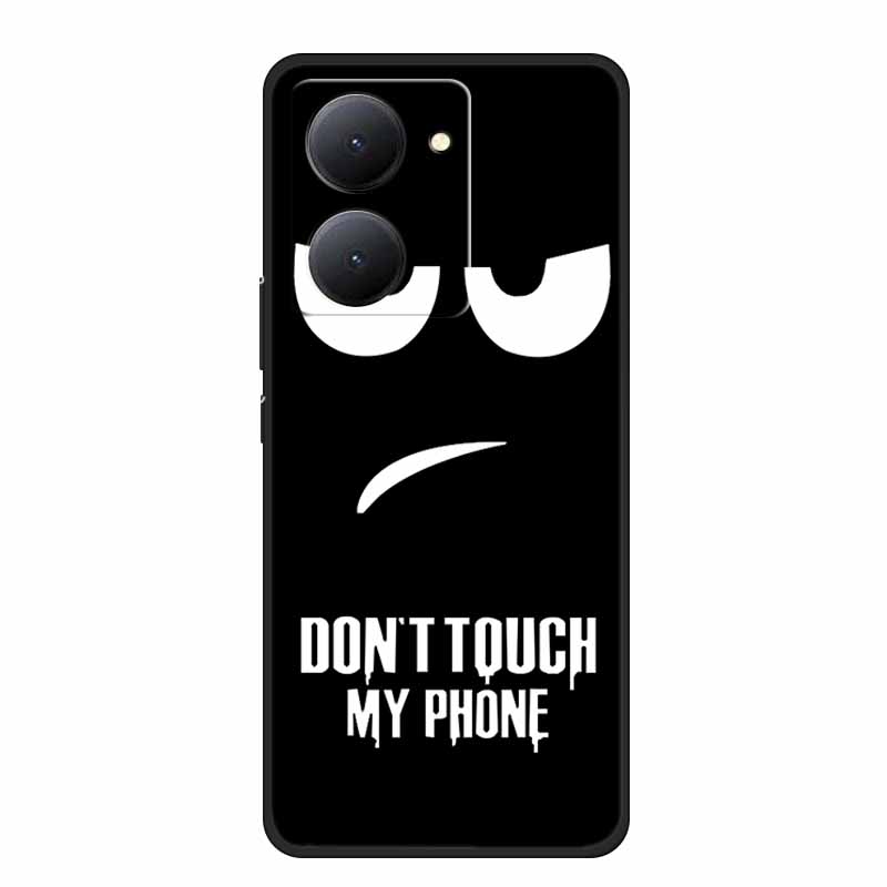 For VIVO Y36 Y78m Y27 5G Case Animals Soft Silicone Back Cover Phone Cases for VIVO Y27 5G VIVOY36 5G 6.64" Cool Wolf Cat Fundas