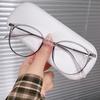 Anti Blue Eyeglasses Korean Retro Round Anti Radiation Glasses Metal Frame Eyeglasses For Women/Men
