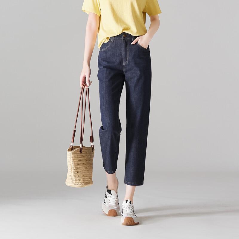 SOFSIL Women's Vintage High-Waist Cropped Jeans