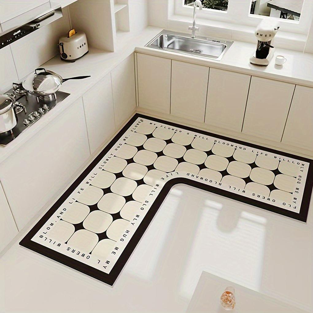 Plastic Stain Resistant Dirt Resistant Kitchen Floor Mat With Good Water Absorption No Fading