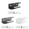 Toilet Paper Holder Wall Mounted Paper Towel Stand Punch-Free Metal Paper Holder Rack Multifunctional Bathroom Accessories