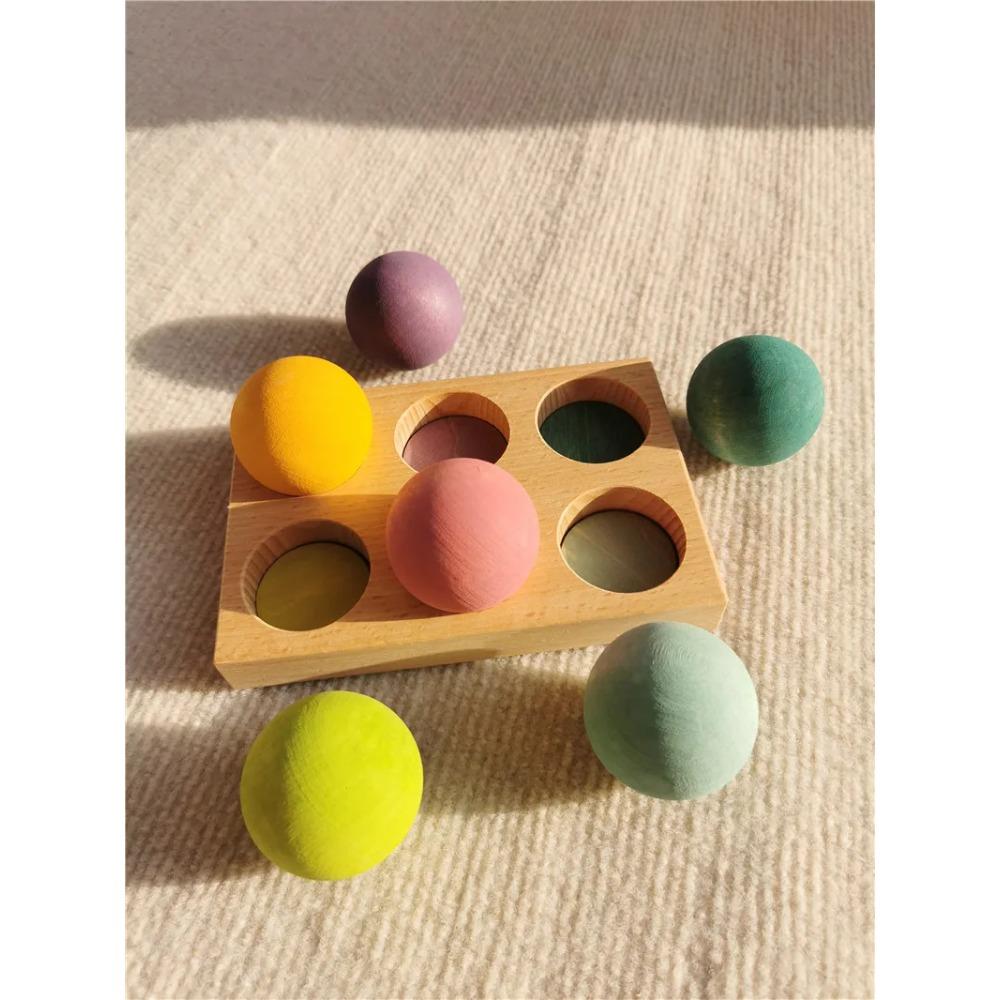 Augstas kvalitātes koka rotaļlietas Pastels Basswood