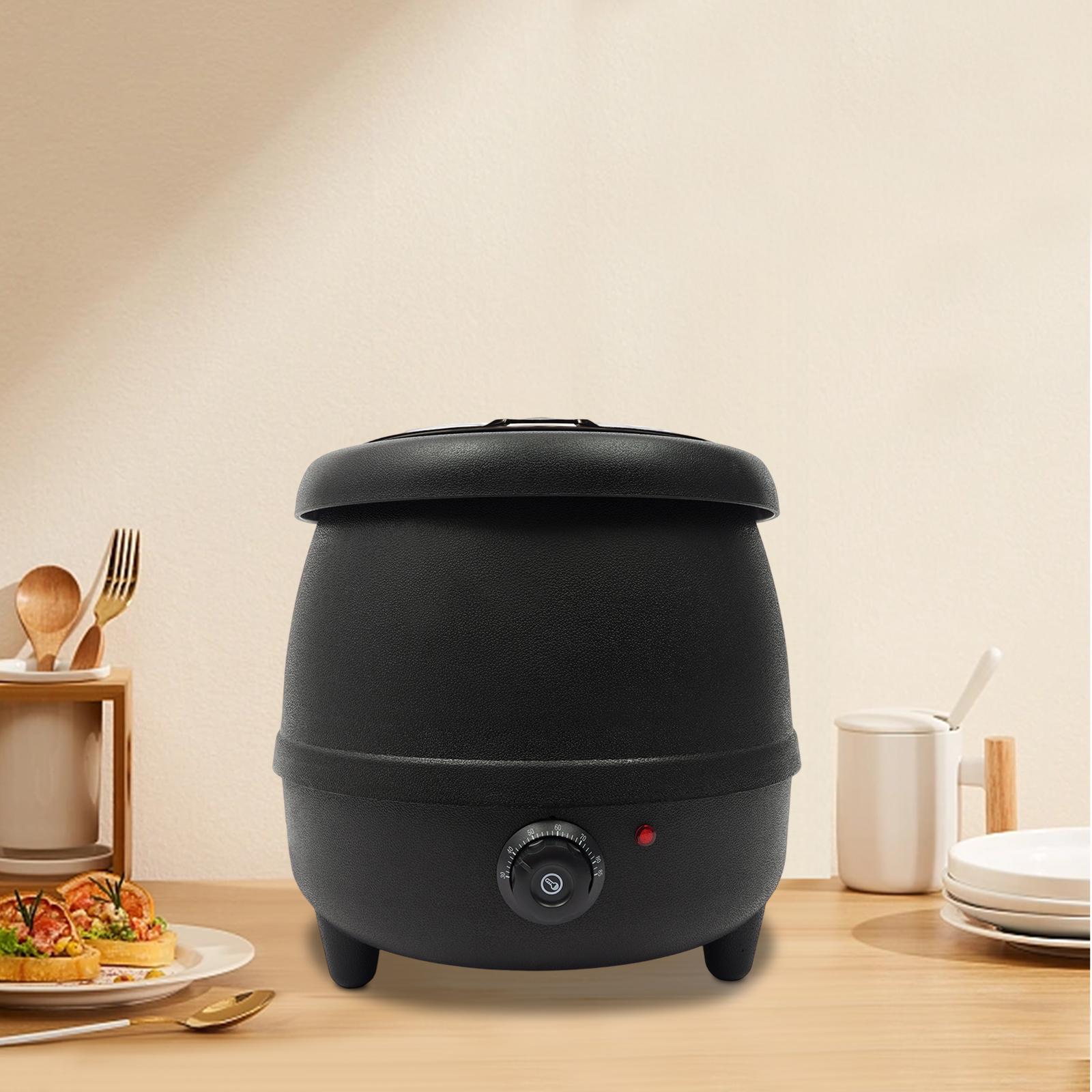 

Bymaocar Black 10L Countertop Large Capacity Heating Pot Electric Boiling Pot W/ Spoon Mouth For Kitchens, Restaurants, Parties 5L чёрный