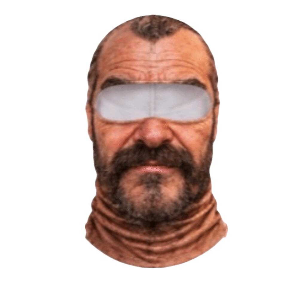 Funny Motorcycle Riding Mask Unisex Size Neck Hood Helmet Liner Funny Prank Mask Halloween