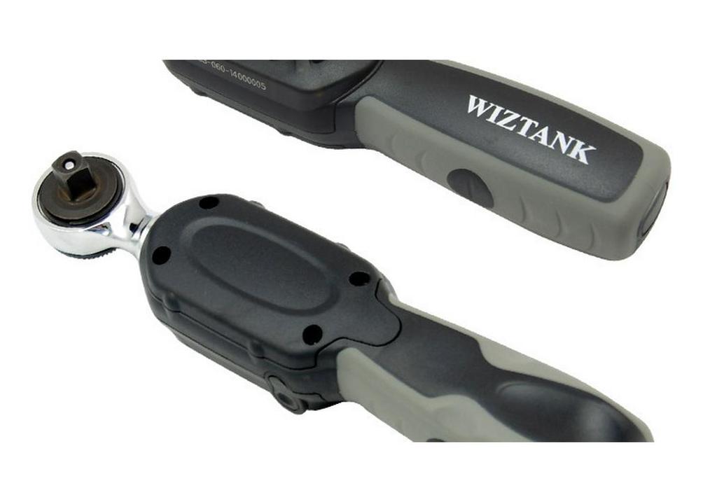 WIZTANK Digital Display Torque Wrench 1.5-340Nm Interchangeable Head WS/C