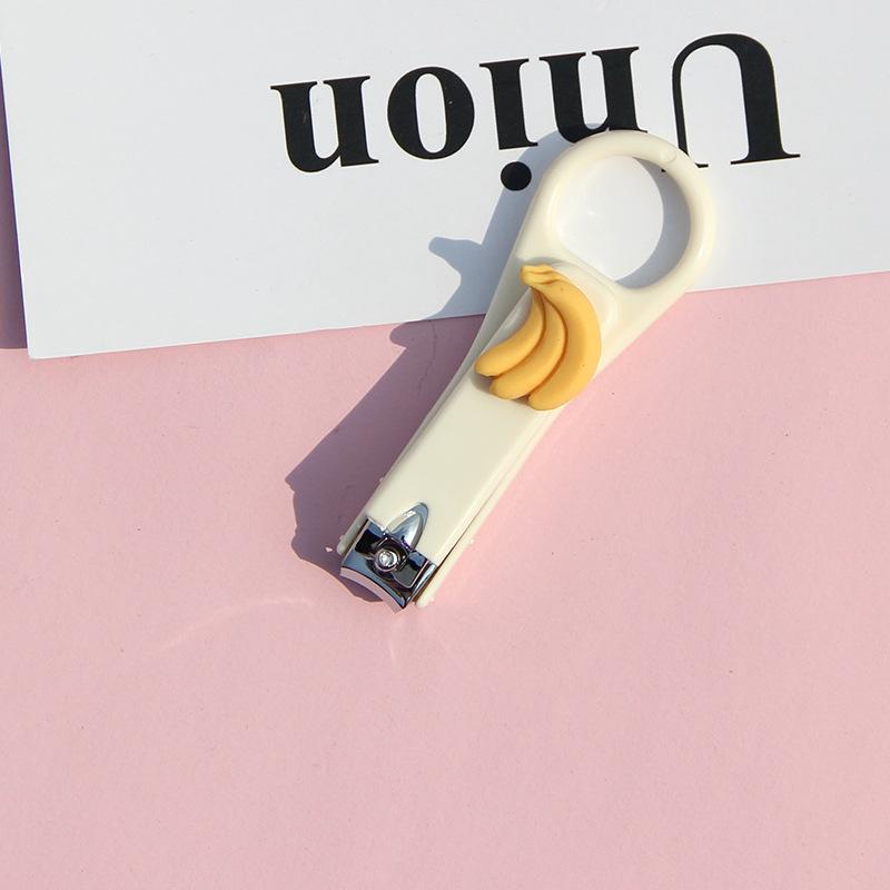 Creative Cartoon Nail Clippers Anti Splash Nail Scissors Cutters Portable Manicure Tools Travel Stainless Steel Nail Trimmers