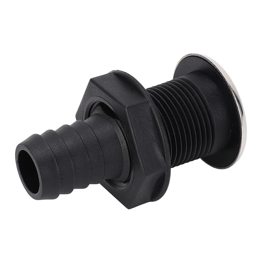 Marine Drain Plug 25mm 1in Nylon Protective Versatile Boat Drain Plug for Kayak Fishing Boat Yacht Straight Tube,