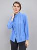 Women Regular Fit Blue Top