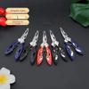 Lightweight Stainless Steel Fishing Pliers & Scissors - Multi-functional Tackle Tool with Hook Remover, Line Cutter, and Fish Gripper.