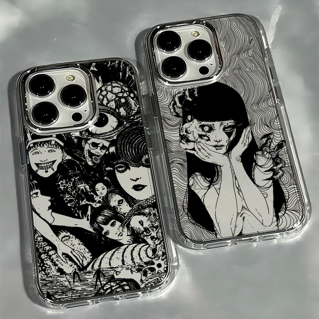New Comics Junji Ito Horror Hot Anime Phone Case For iPhone 17 16e 16 15 14 13 12 11mini Pro Max X XR XSMAX Air Plus Soft Cover