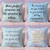 Encouraging Text Cushion Cover Soft Short Plush Double-Sided Printing Home Decor Machine Washable Pillow Case Gift
