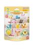 BANDAI Bikkura Tamago Eevee Friends Figure Collection Bath Ball Bathing Agent Set 5