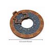 6xMusic Principles Wheel Wooden Circle of Fifths Visual Chart for