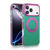 Phone Case IPhone 17 Pro Max Rotating Stand Magnetic Airbag Shockproof Color Contrast Full Protection
