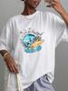Oversized T-Shirt – Summer Graphic Surfer