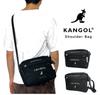KANGOL Square Shoulder Bag, Crossbody Bag, KGSA-BG00261 (BLACKWHITE)